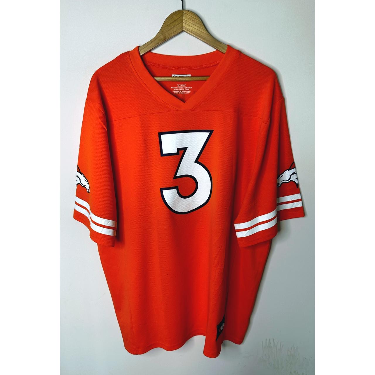 Russell Wilson #3 Denver Broncos Orange 2XL NFL Jersey