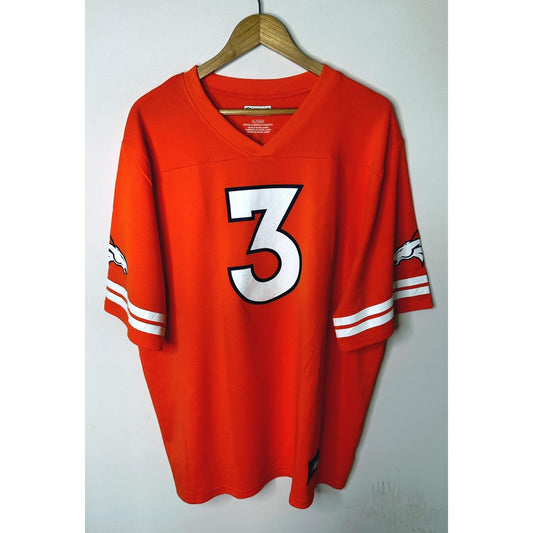 Russell Wilson #3 Denver Broncos Orange 2XL NFL Jersey