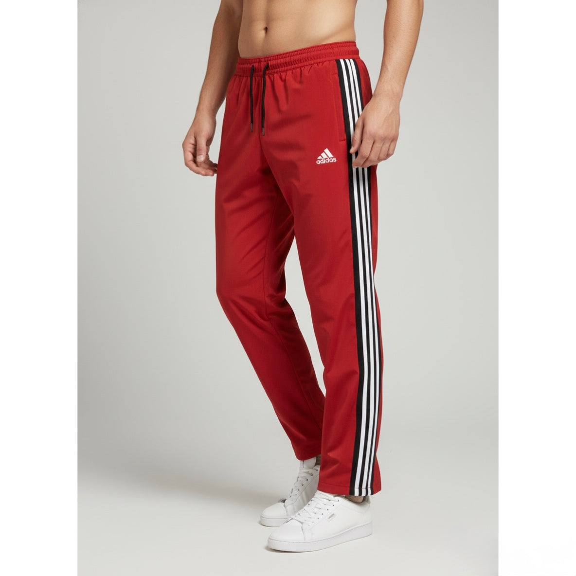 ADIDAS TRACK PANTS FOR MEN – CLASSIC THREE STRIPES SPORTSWEAR TRACK