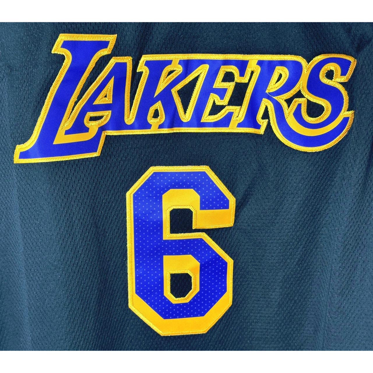 LeBron James Lakers Black Statement Edition Jersey #6