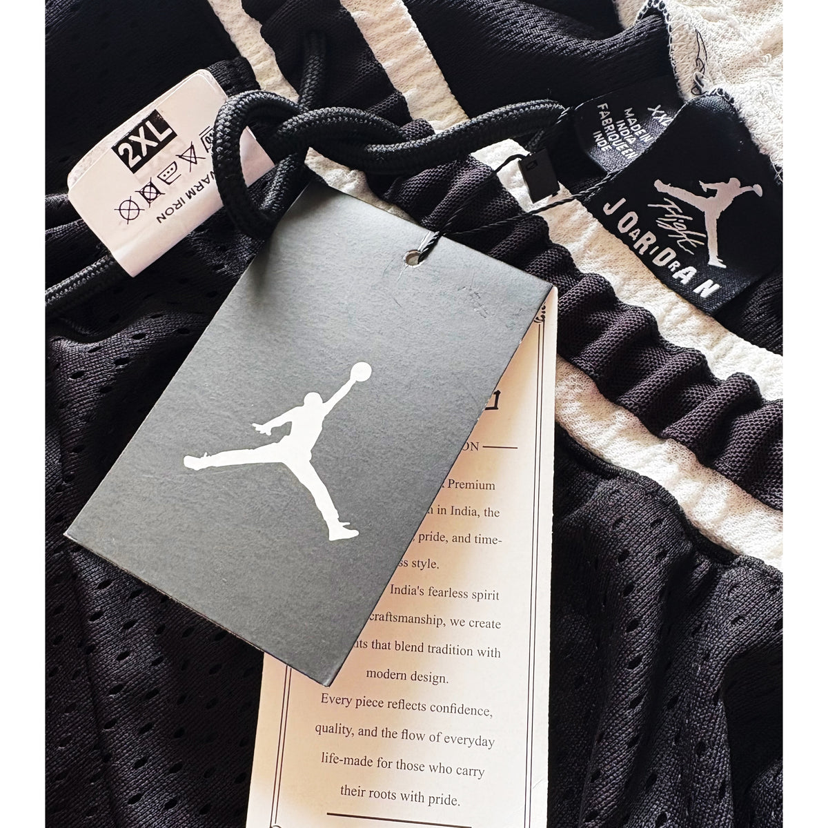 Jordan Signature Black Mesh Shorts