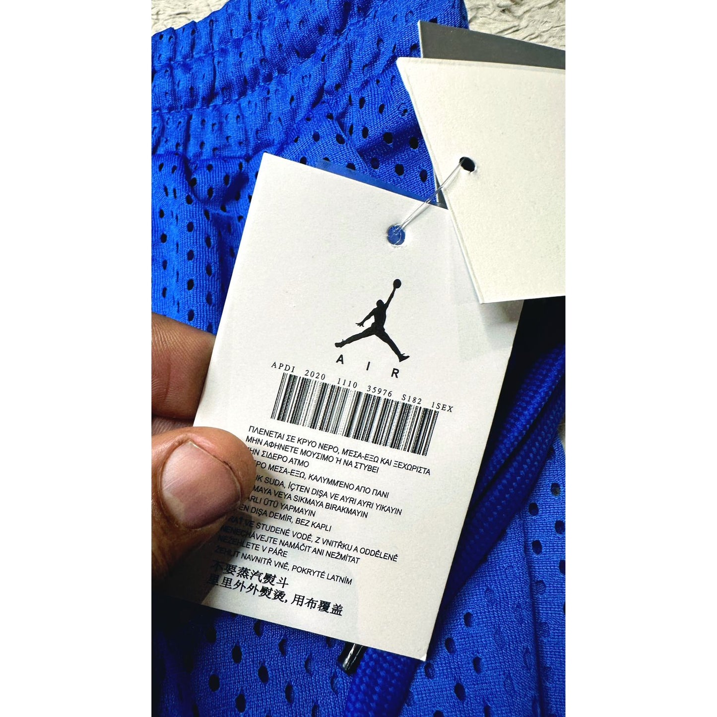 Jordan Blue Thunder Mesh Shorts