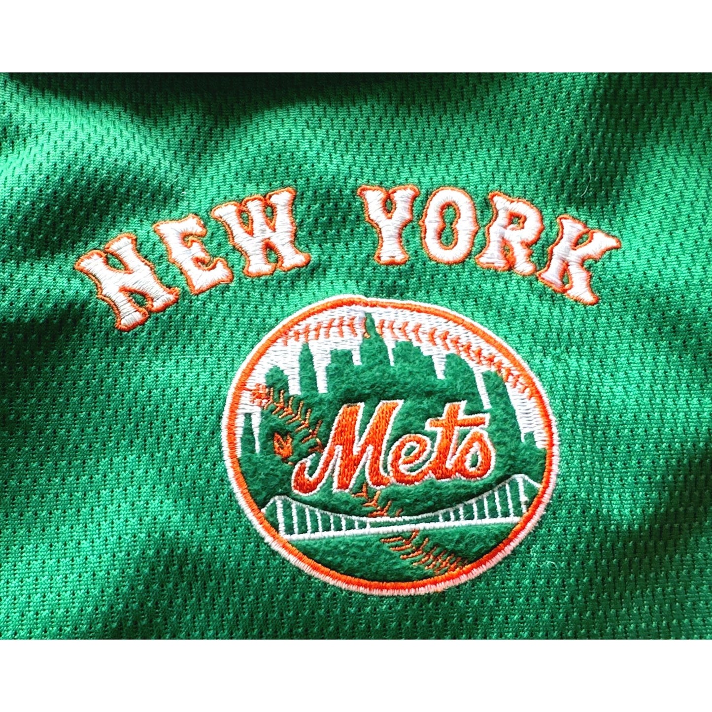 Rare NY Mets Green/Orange St. Paddy’s Day Cooperstown Collection Jersey