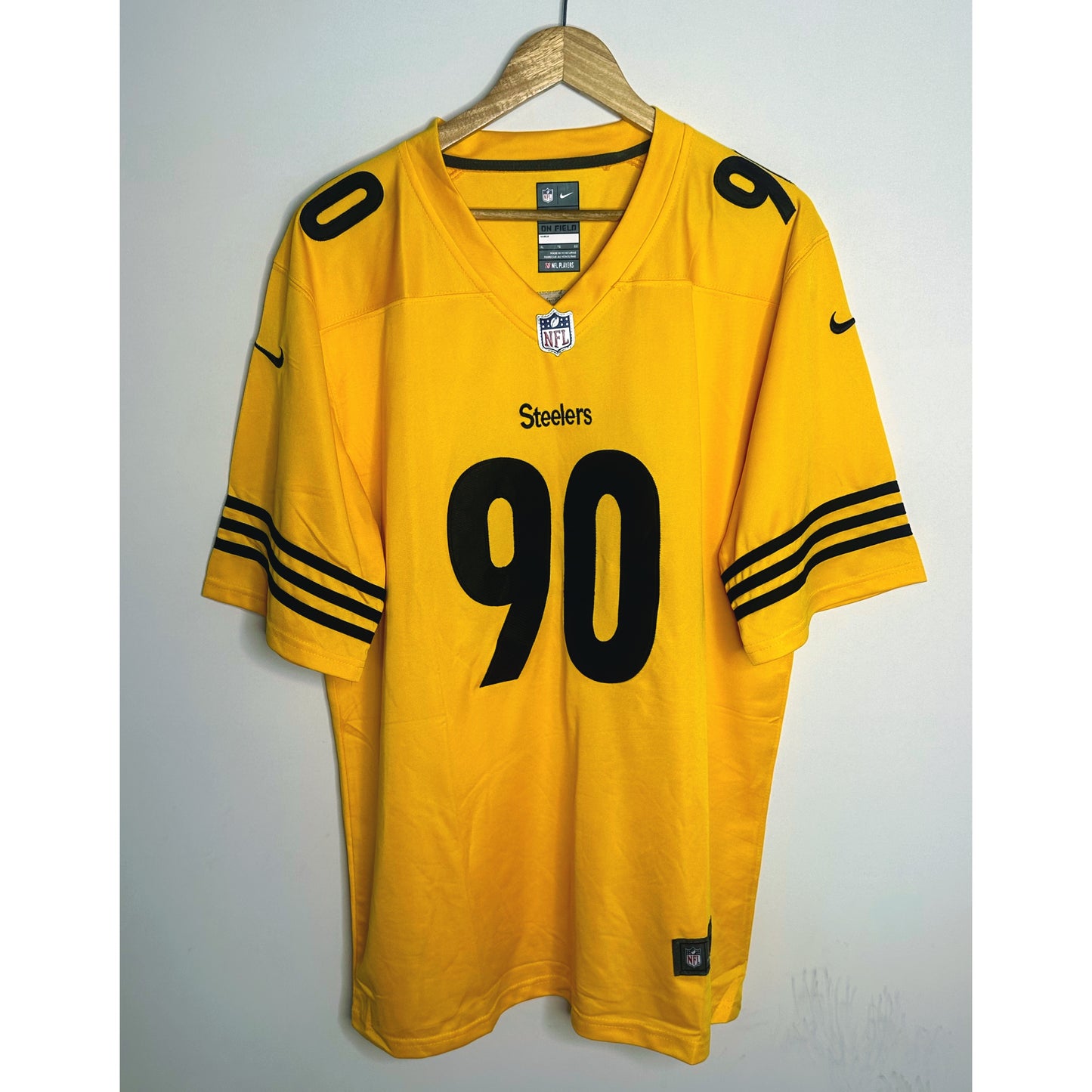 T.J. Watt Pittsburgh Steelers Nike "Color Rush" Jersey - Gold