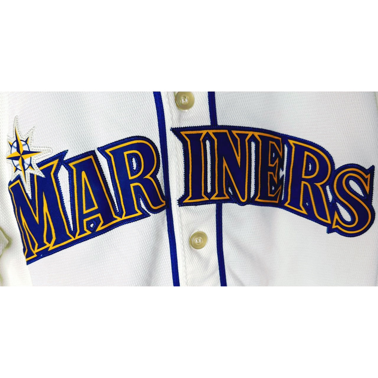 Majestic Seattle Mariners Cool Base Youth Home Jersey S Jersey