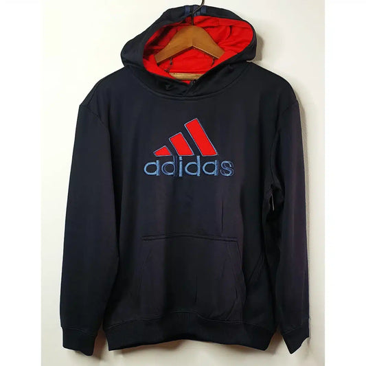 ADIDAS BLACK HOODIE SIZE :M