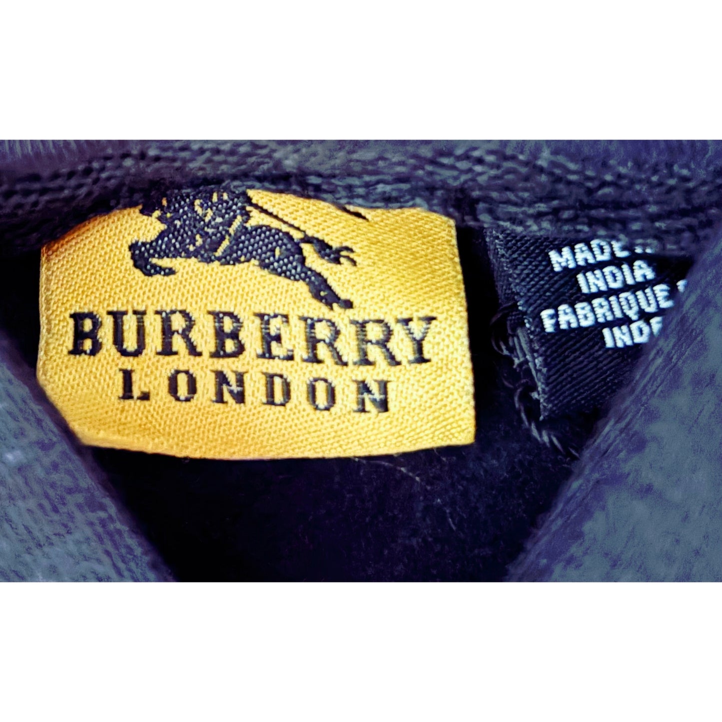 Burberry Signature Black Hoodie – Timeless London Heritage