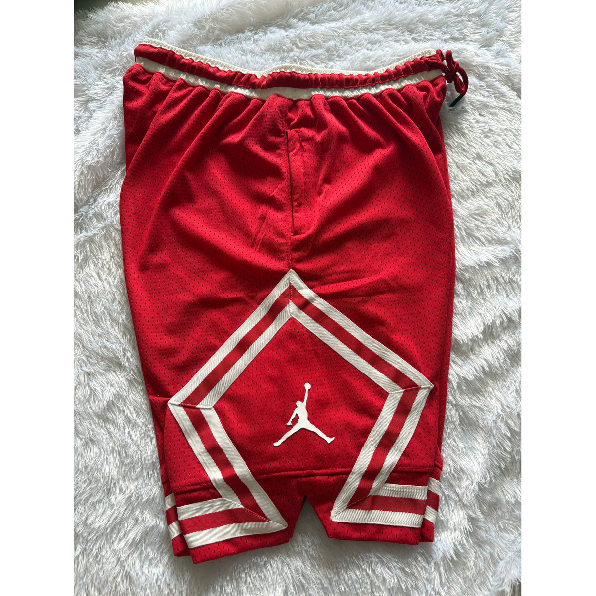 Jordan Signature Red Mesh Shorts
