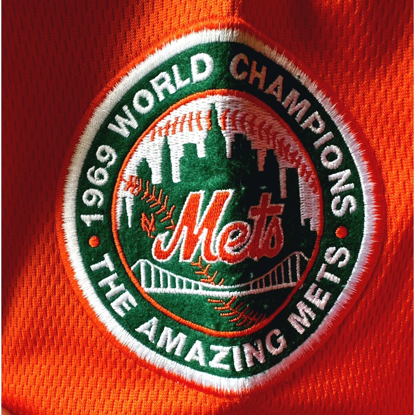 Rare NY Mets Green/Orange St. Paddy’s Day Cooperstown Collection Jersey