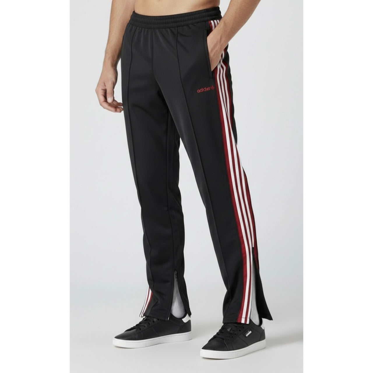 Adidas Originals 3-Stripe Zipper Track Pants
