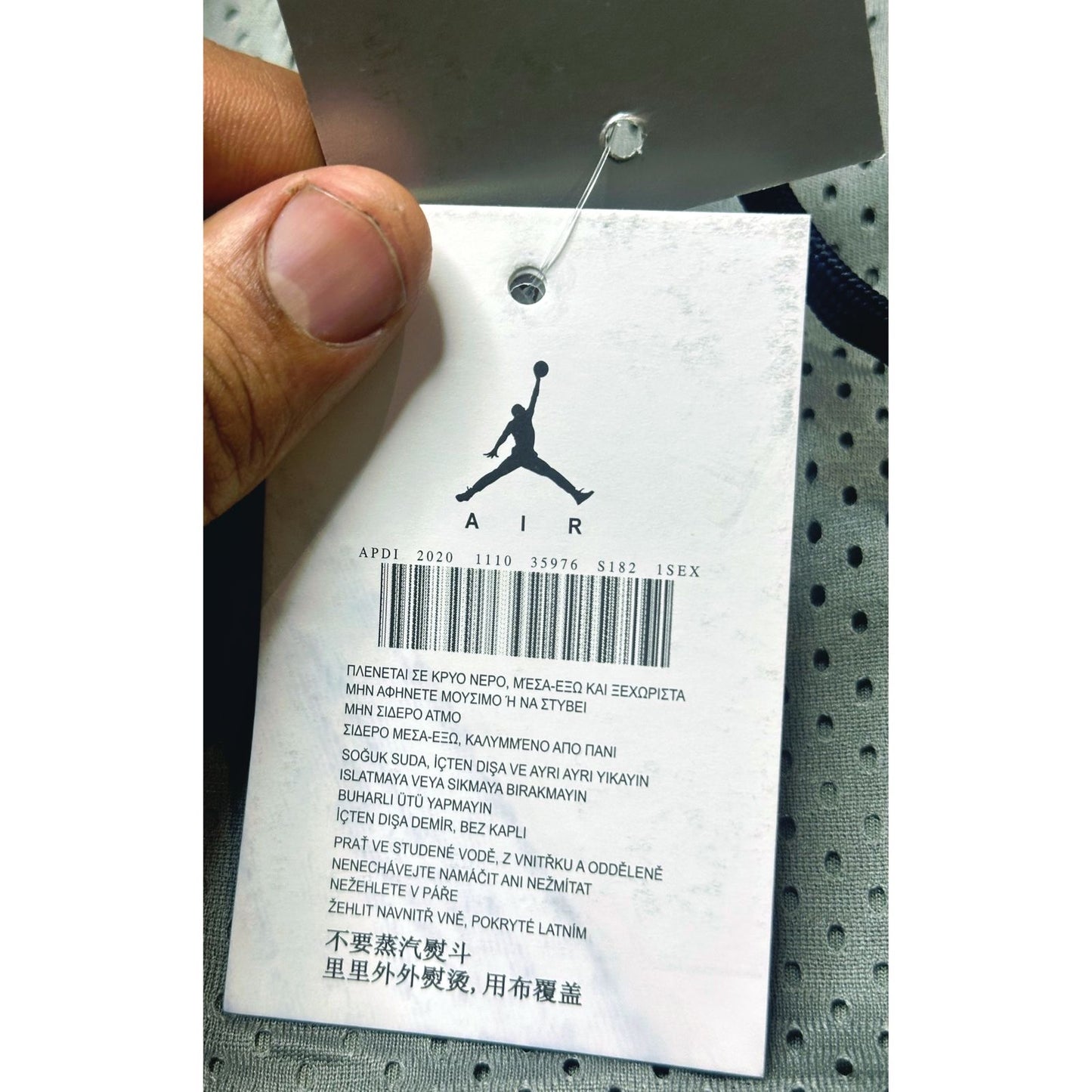 Jordan Jumpman Athletic Mesh Reversible Shorts – Grey Red Colorblock