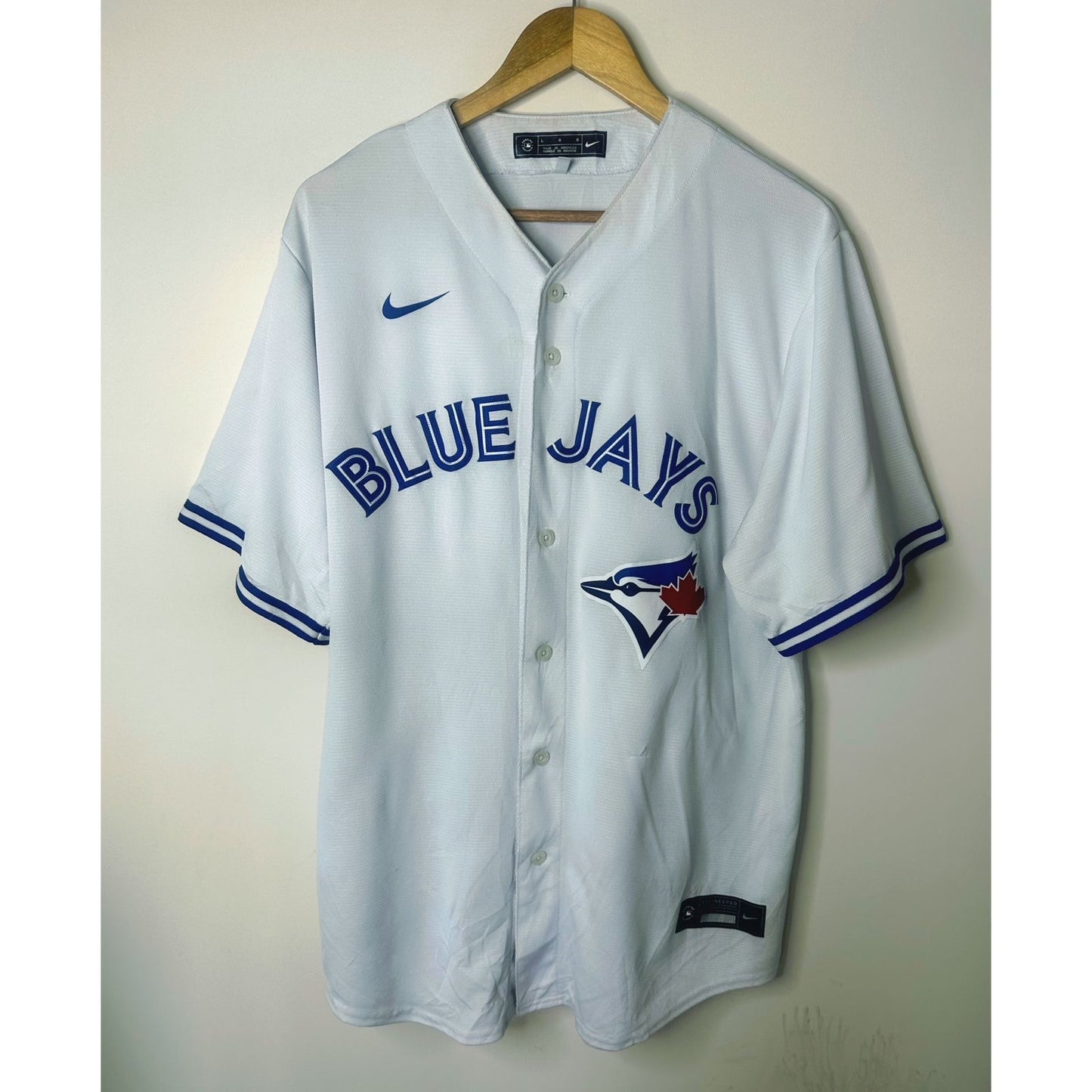Nike Toronto Blue Jays Official MLB Home White Baseball Jersey - Size XL