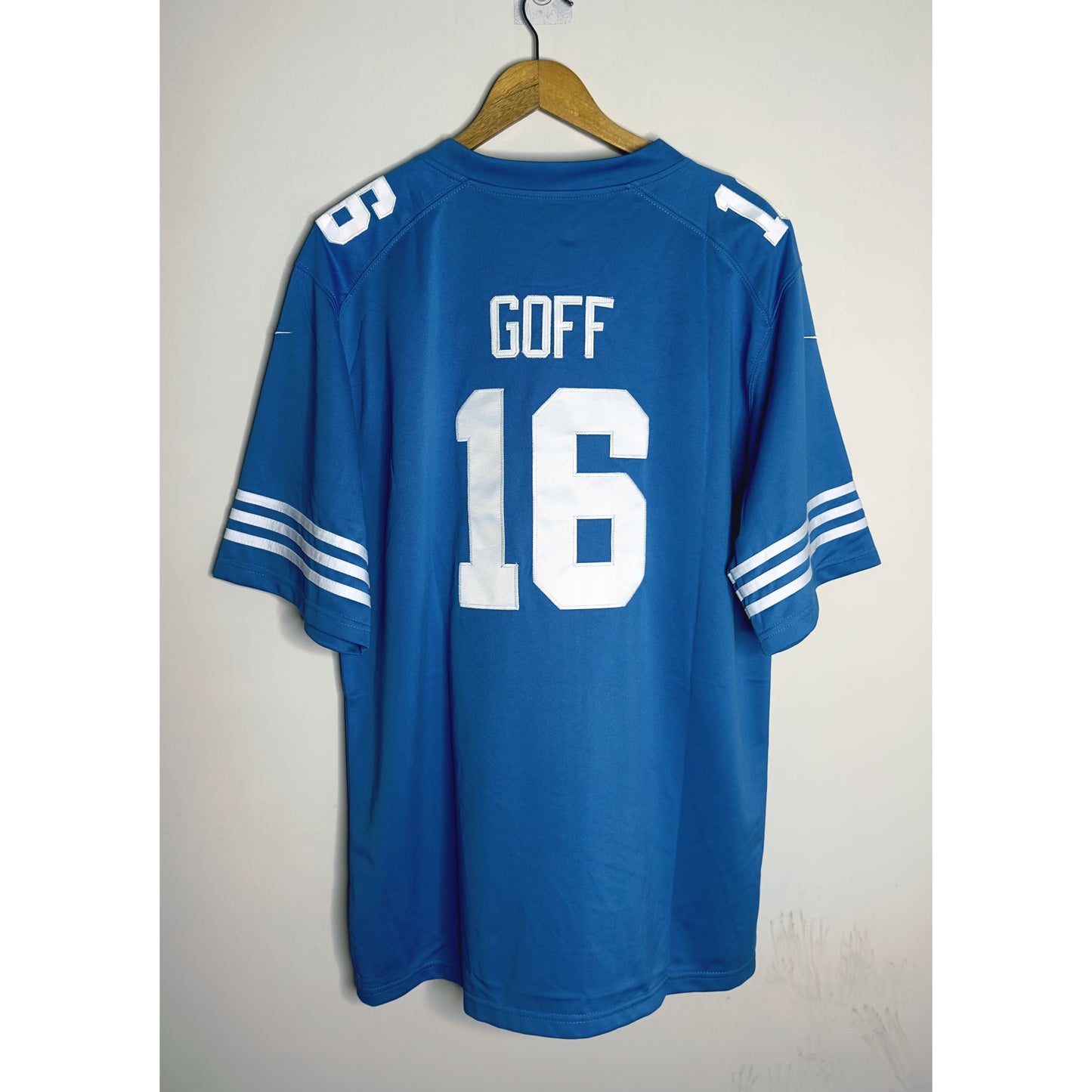 Jared Goff Detroit Lions Nike Game Jersey - Honolulu Blue