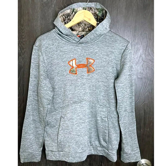 UNDER ARMOUR GREY SIZE M PREMIUM HOODIE