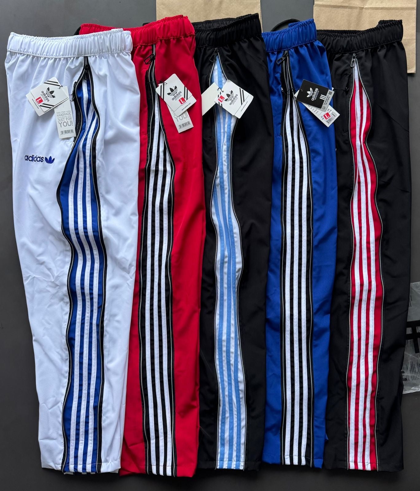 Adidas Originals 3-Stripe Zipper Track Pants
