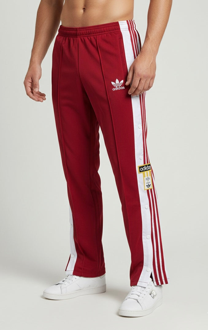 Adidas Originals 3-Stripe Snap Button Track Pants