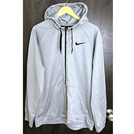 NIKE GREY DRI-FIT SIZE XL HOODIES