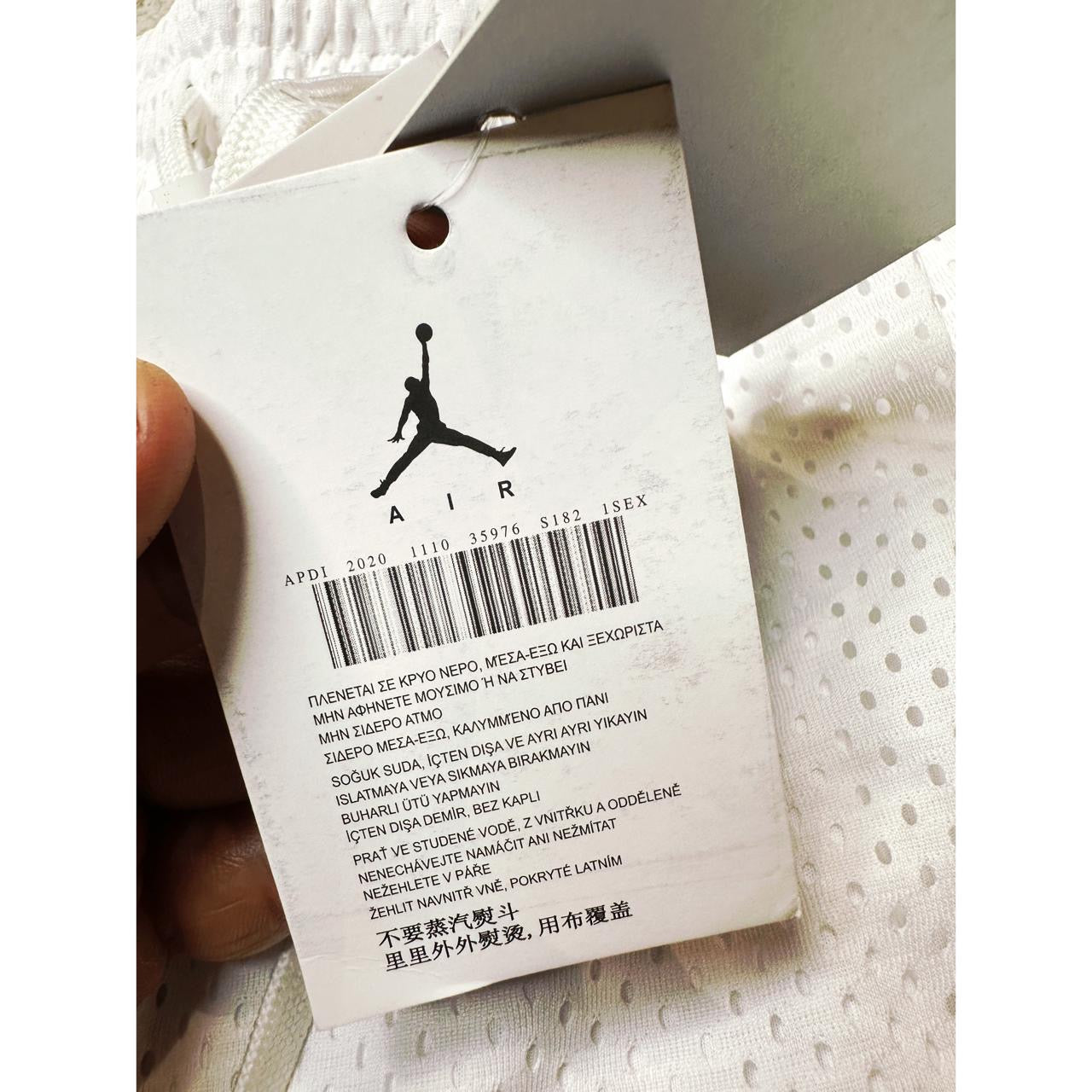 Jordan Shadow Ice Mesh Basketball Short - Black/Grey or Grey/Black