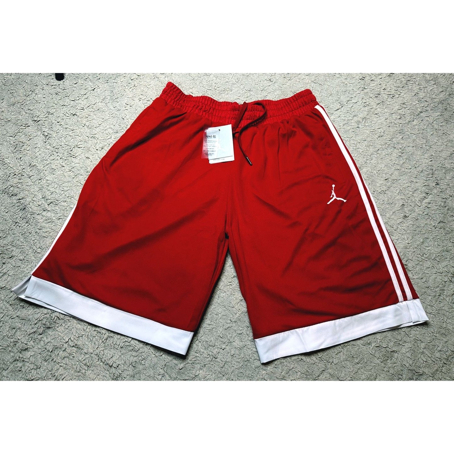 Jordan Legacy Mesh Shorts – Red/Black Edition