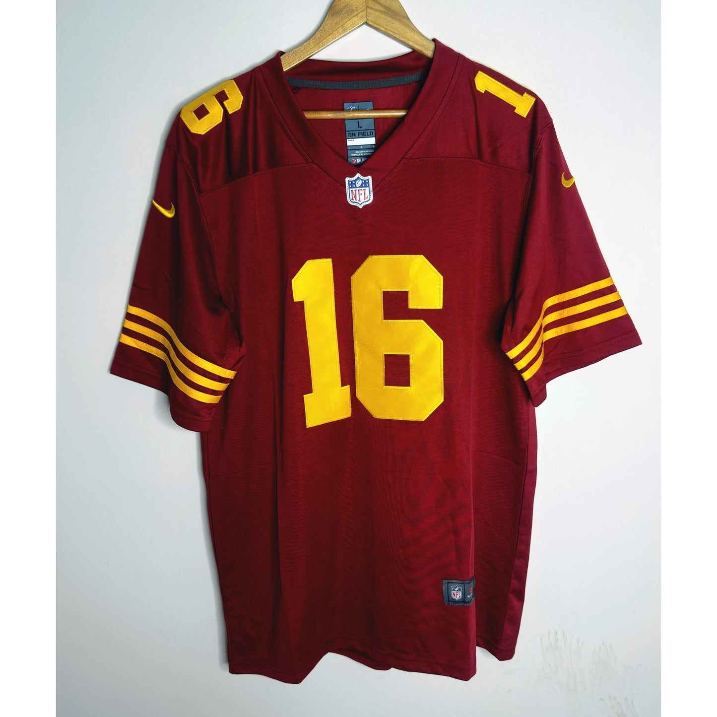 Joe Montana San Francisco 49ers Nike Throwback Game Jersey - Scarlet/Gold