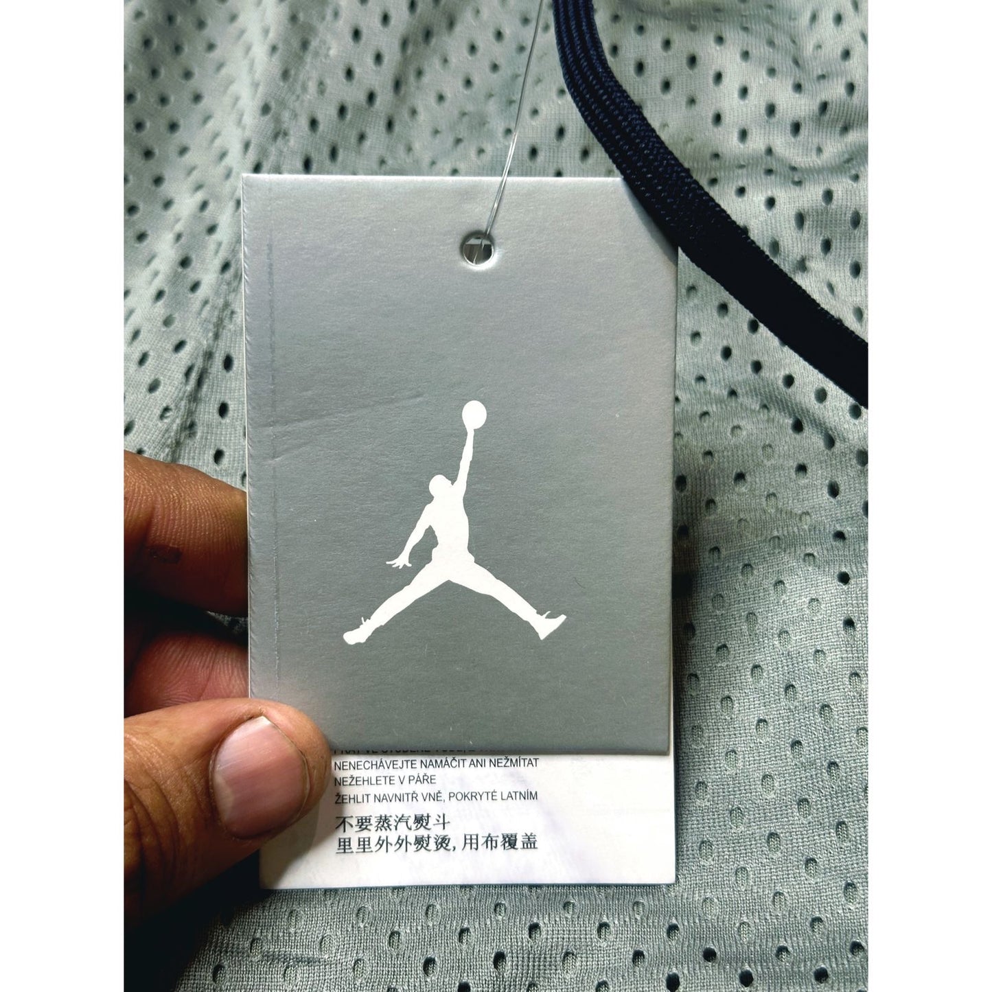 Jordan Jumpman Athletic Mesh Reversible Shorts – Grey Red Colorblock