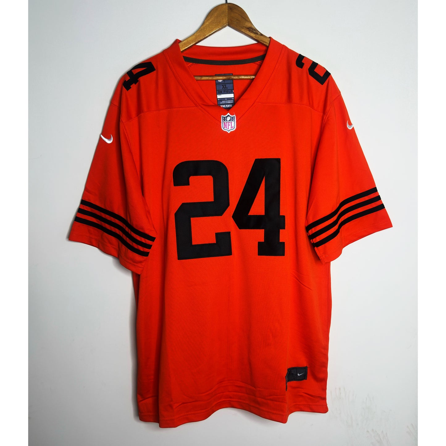 Nick Chubb Cleveland Nike Alternate Game Jersey - Orange