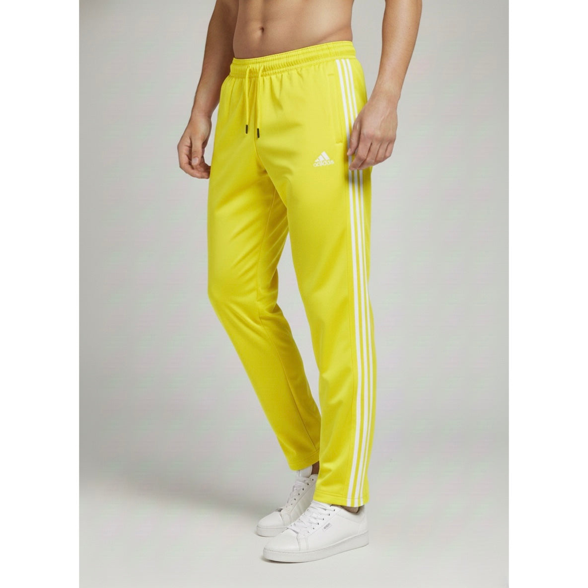 ADIDAS TRACK PANTS FOR MEN – CLASSIC THREE STRIPES SPORTSWEAR TRACK