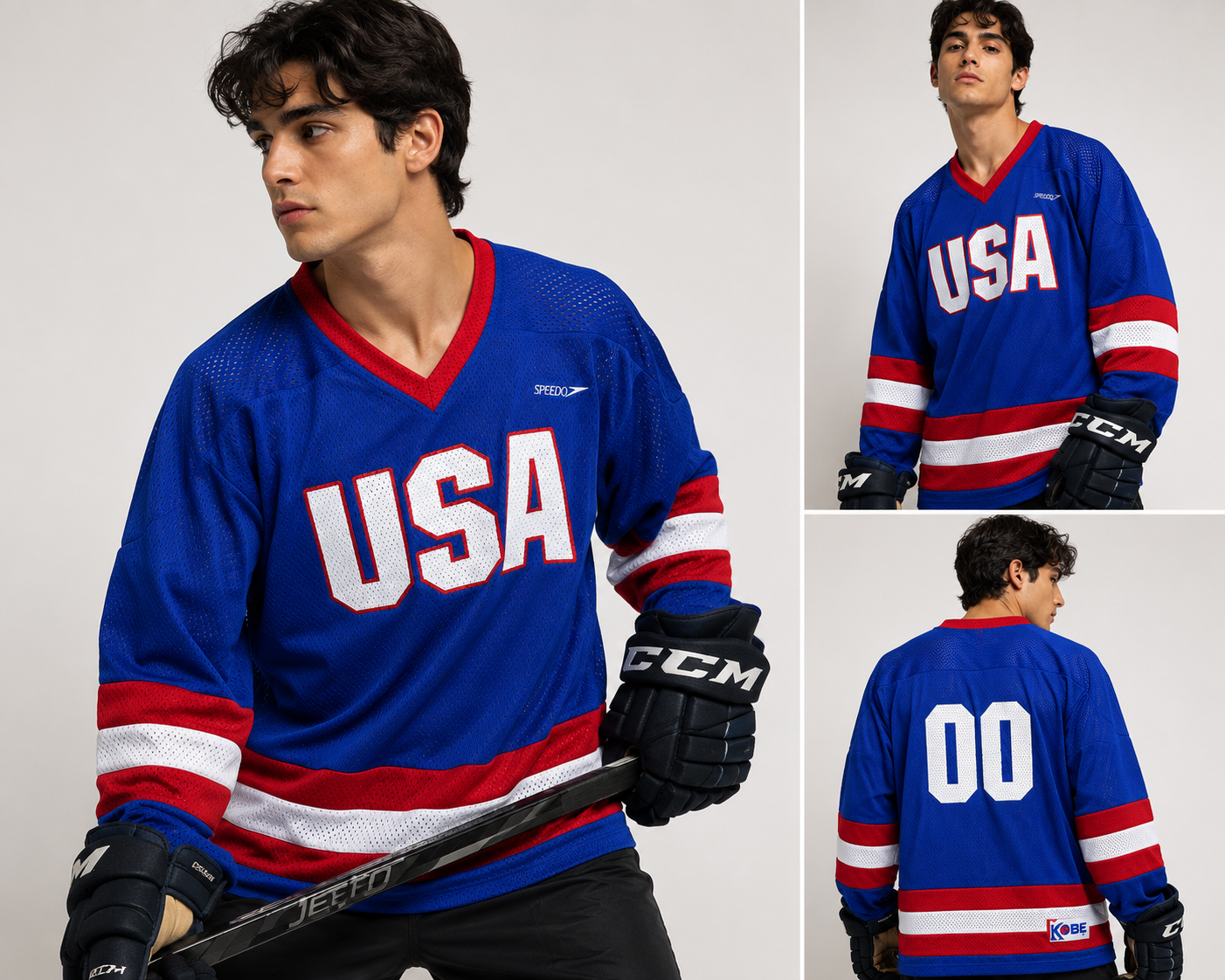Premium USA Hockey Jersey – Royal Blue Performance | Size 2XL