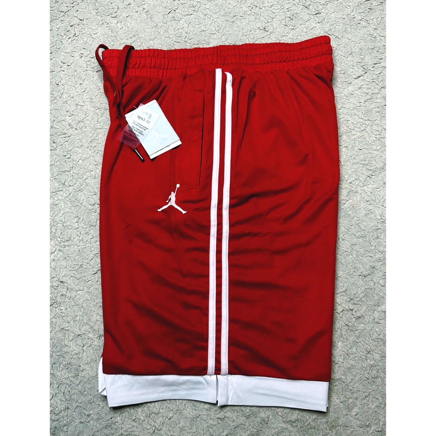 Jordan Legacy Mesh Shorts – Red/Black Edition