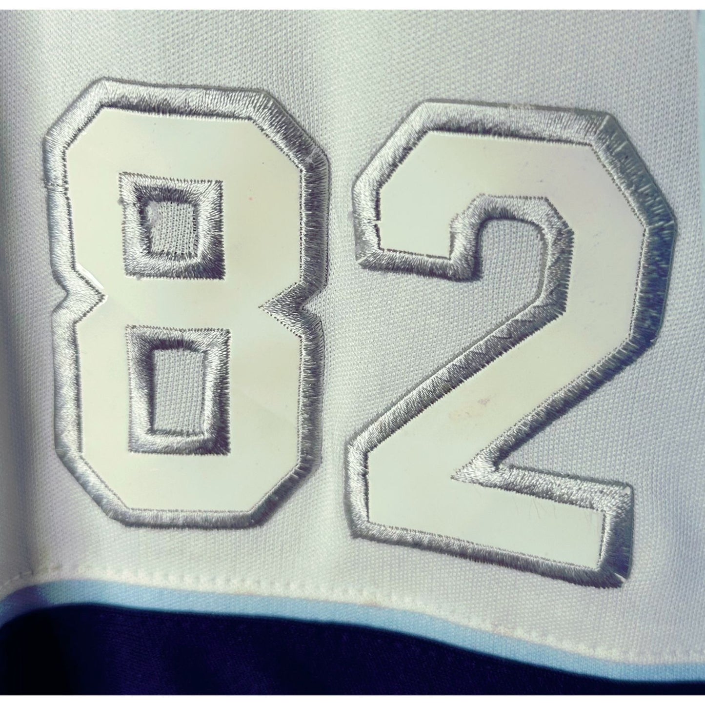 Y2K Urban Style "Carolina" Graphic Button-Up Jersey with #82