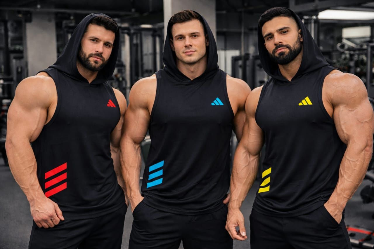 Adidas Men's Tech-Fit Sleeveless Hoodie | Moisture-Wicking Fabric