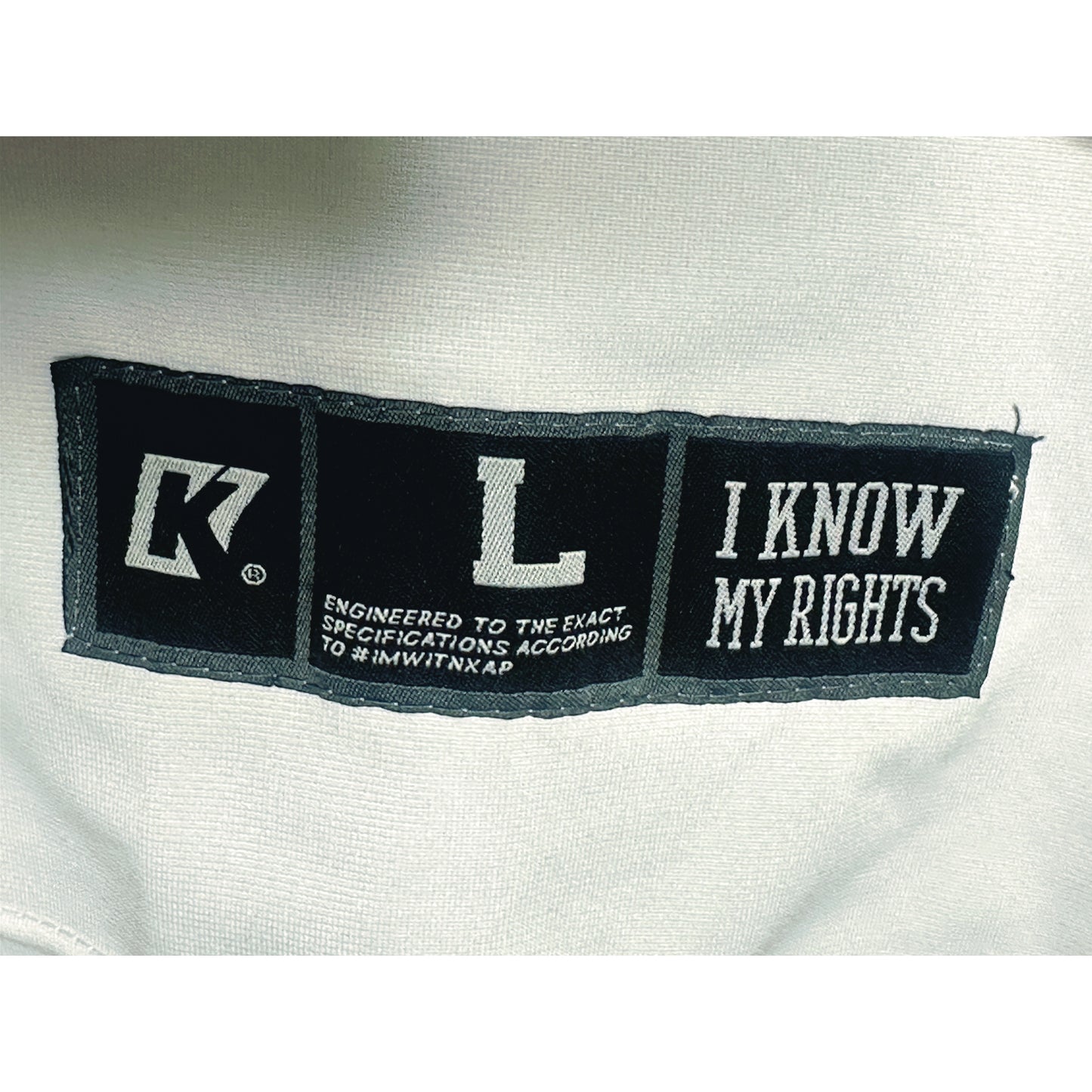 Colin Kaepernick #IMWITHKAP "I Know My Rights" Football Jersey - White