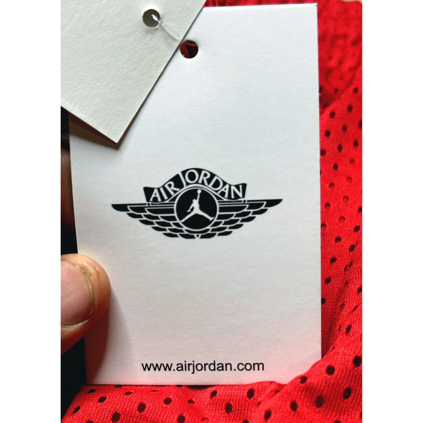 Jordan Legacy Mesh Shorts – Red/Black Edition