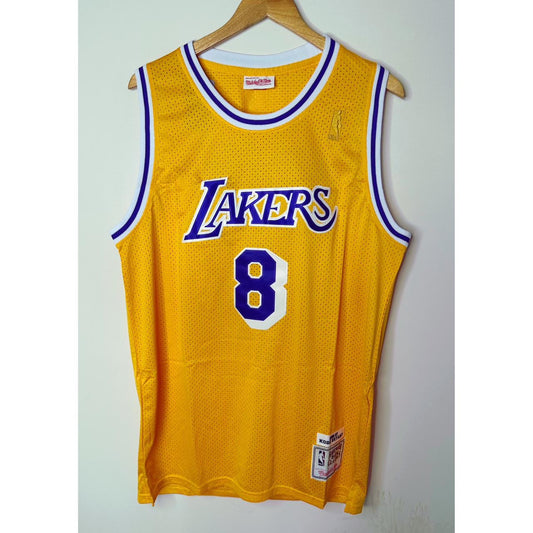 Kobe Bryant #8 Los Angeles Lakers Mitchell & Ness Hardwood Classics Jersey