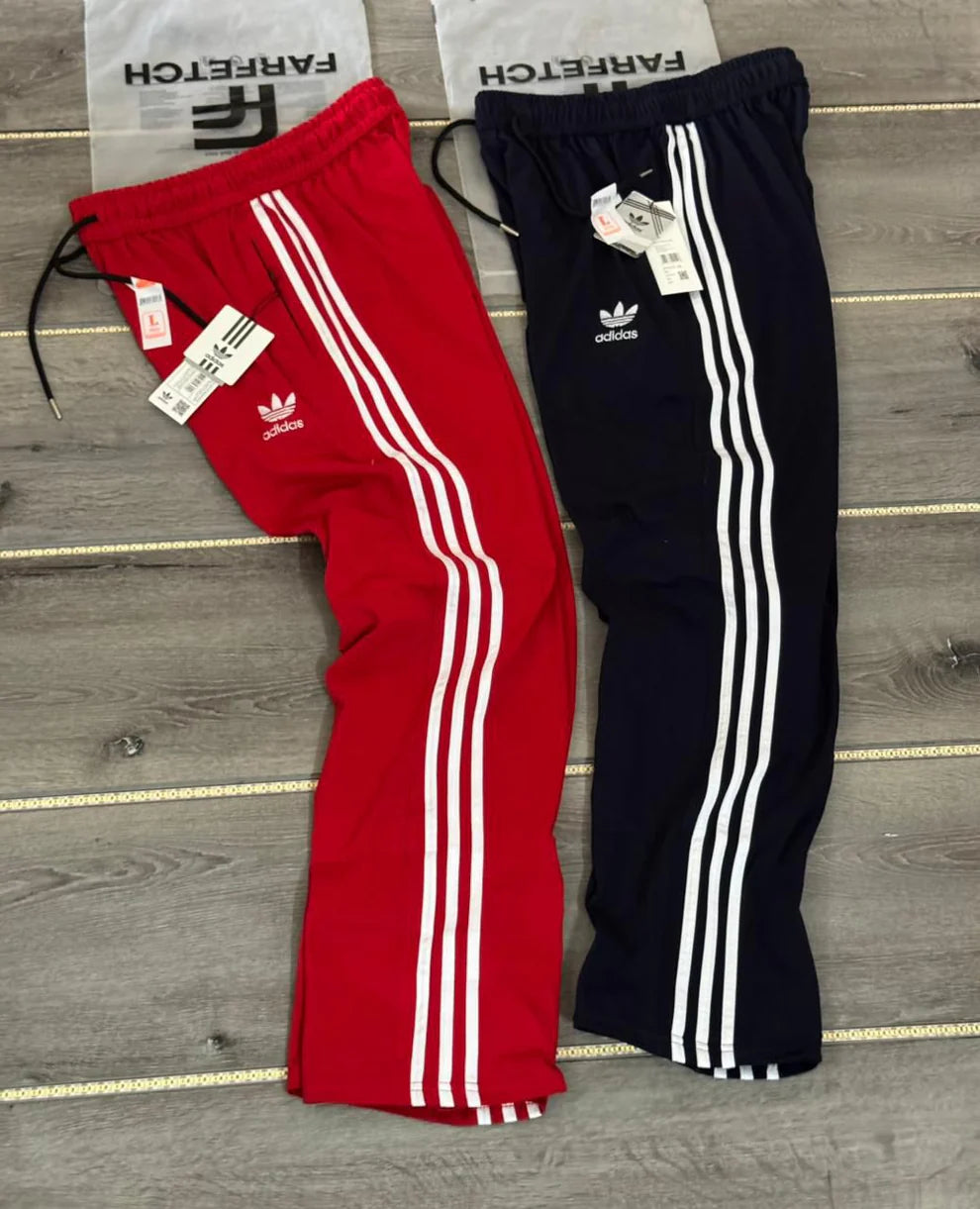 Classic Adidas 3-Stripes Cotton Track Pants – Everyday Comfort