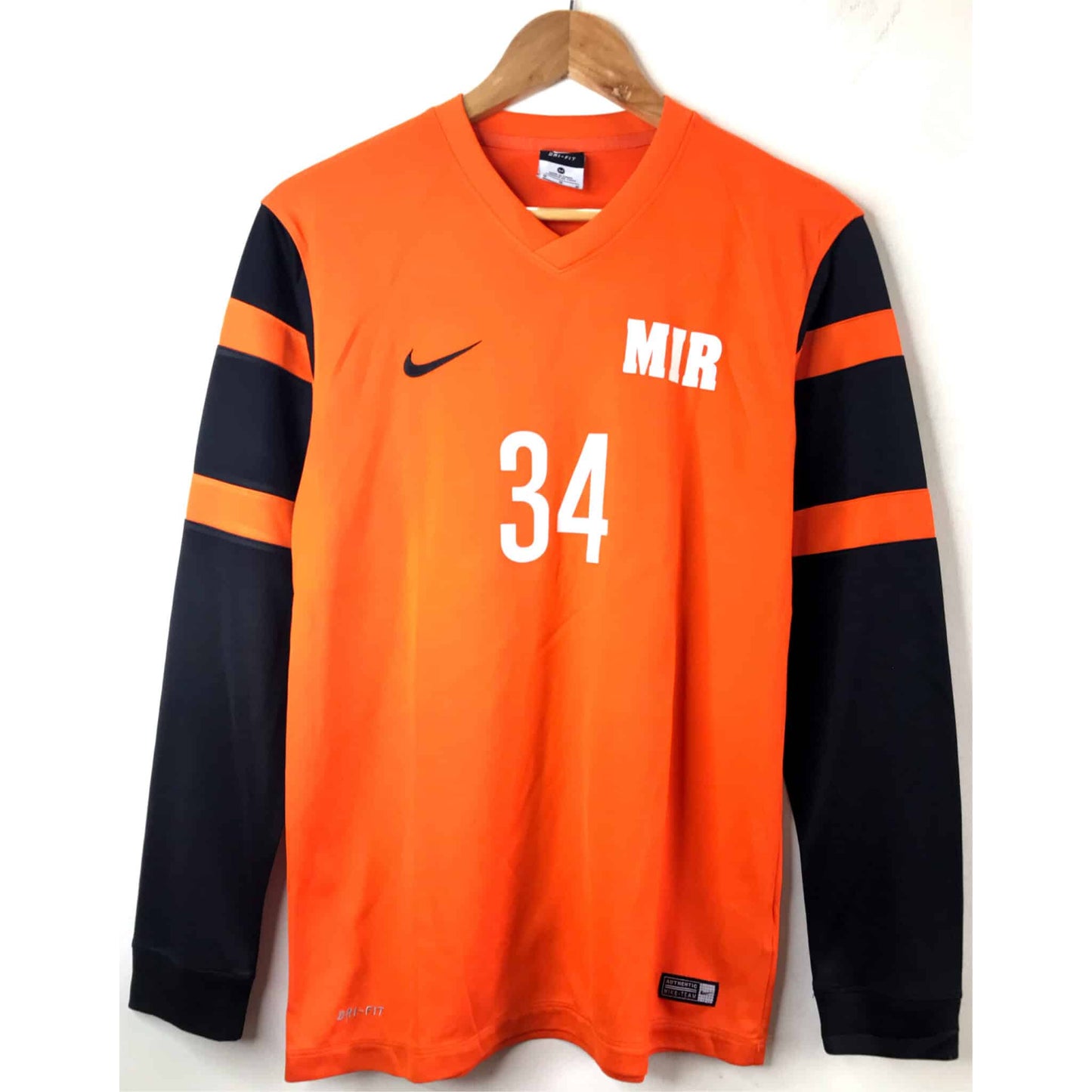 NIKE ORANGE FULL SLEEVE JERSEY