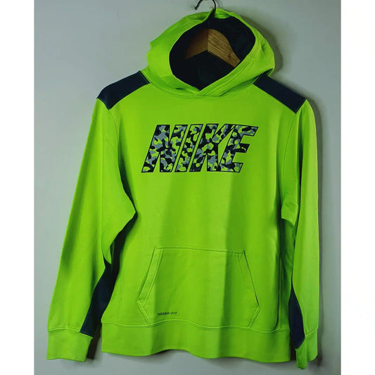 User NIKE THERMA FIT GREEN HOODIE SIZE :M
