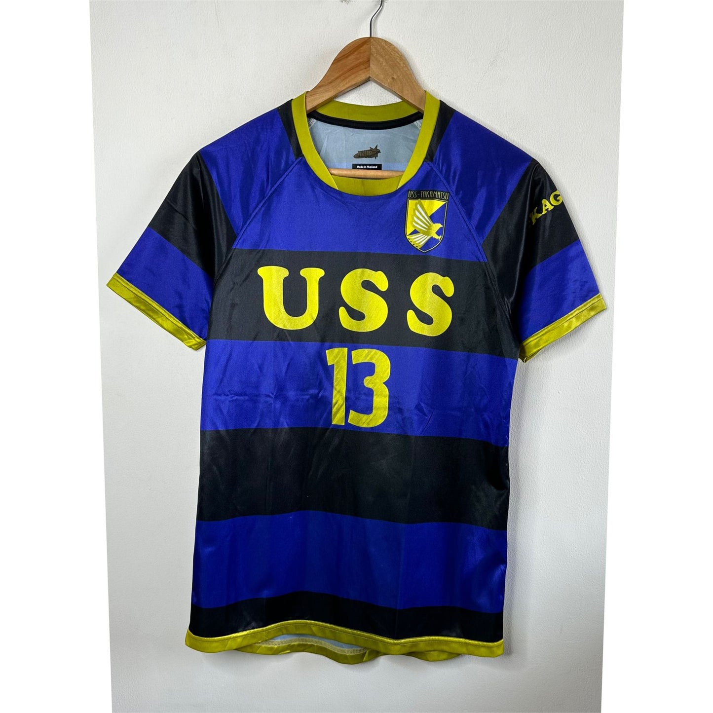 USS S SIZE BLUE DRI-FIT SPORTS TEE