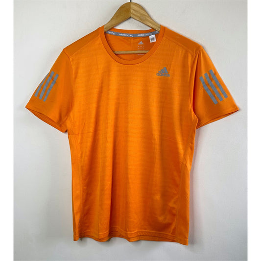 ADIDAS RUNNING ORANGE M SIZE DRI FIT JERSEY