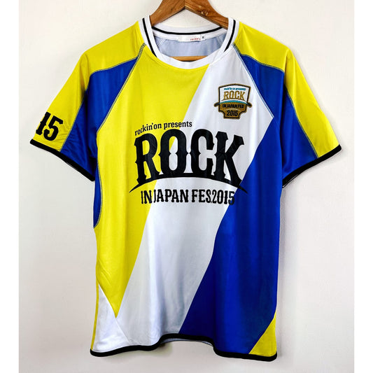 ROCK IN JAPAN FES YELLOW M SIZE DRI-FIT SPORTS TEE