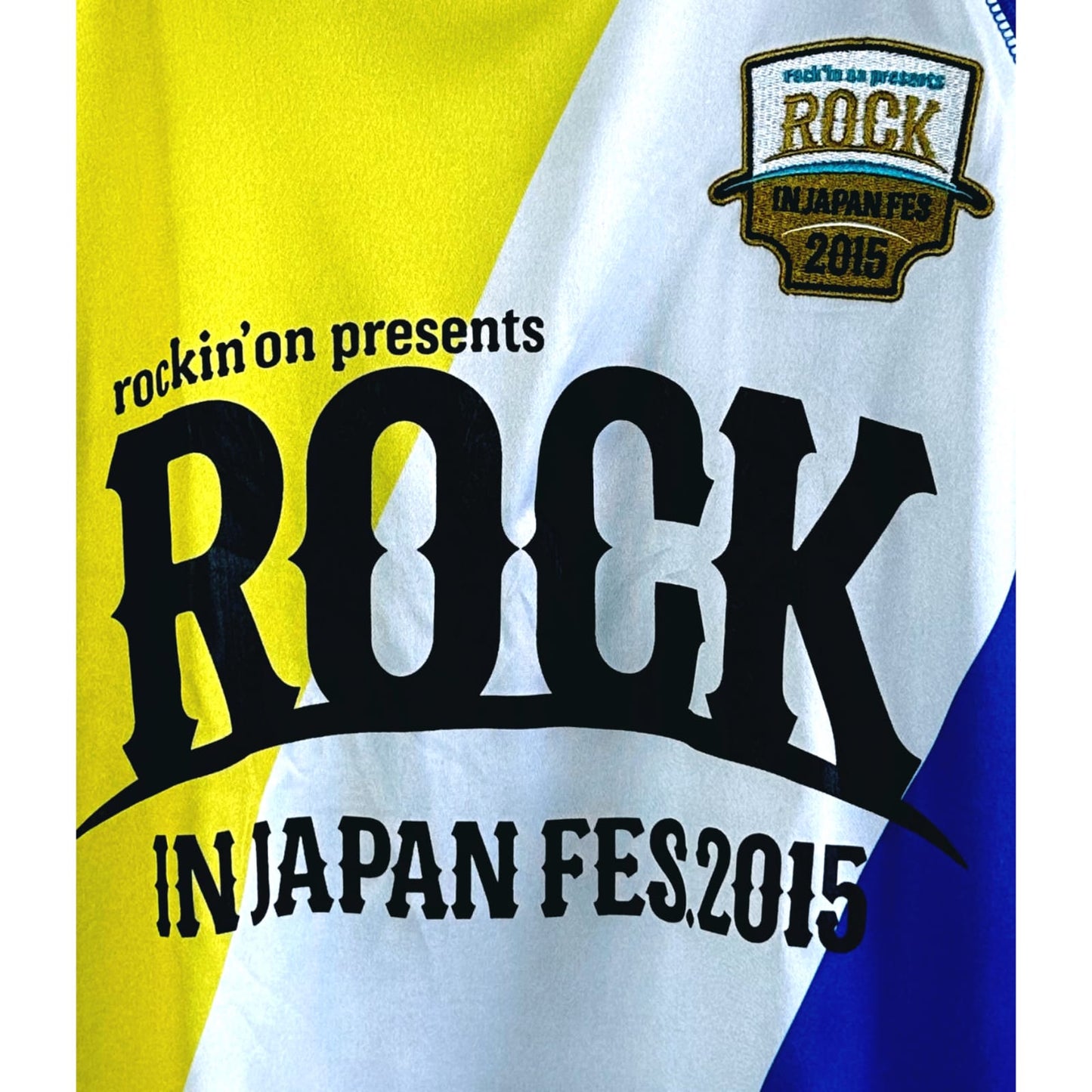 ROCK IN JAPAN FES YELLOW M SIZE DRI-FIT SPORTS TEE