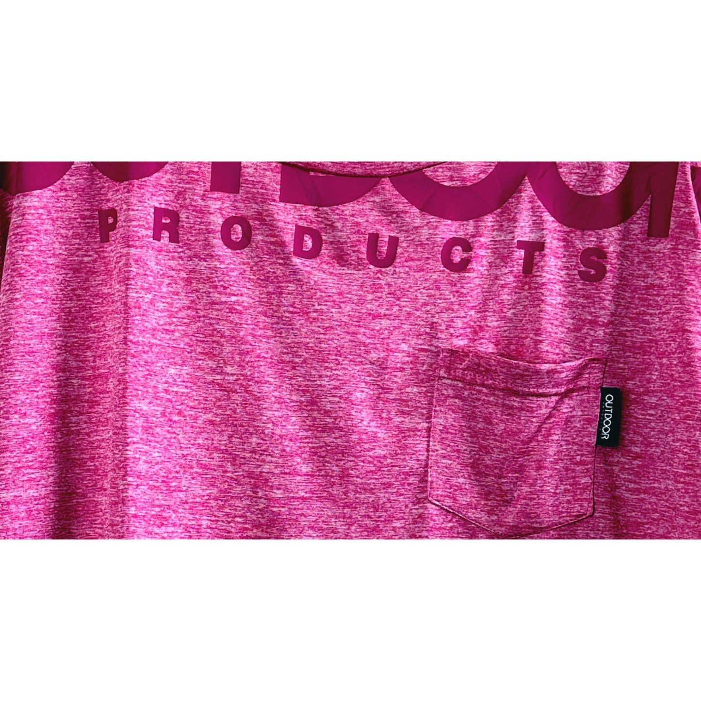 OUTDOOR PINK L SIZE DRI-FIT SPORTS TEE