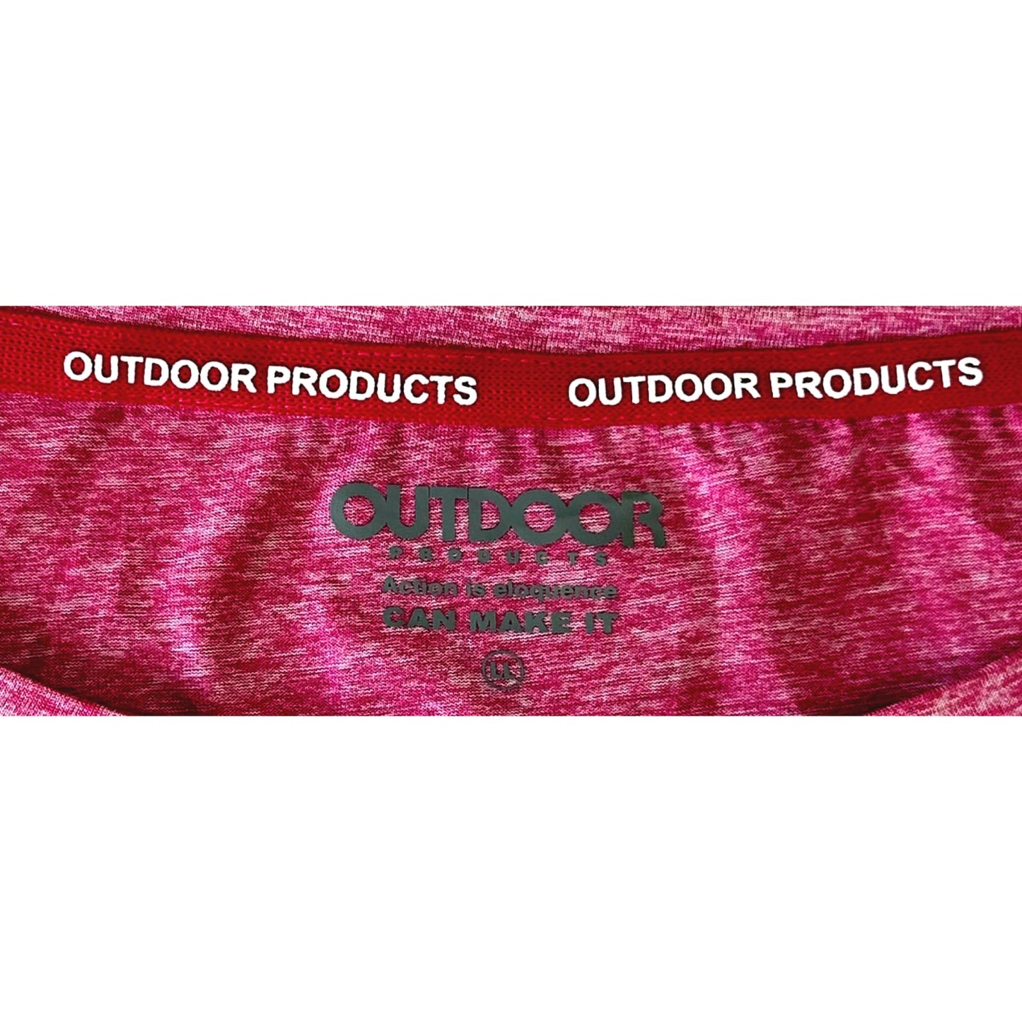 OUTDOOR PINK L SIZE DRI-FIT SPORTS TEE