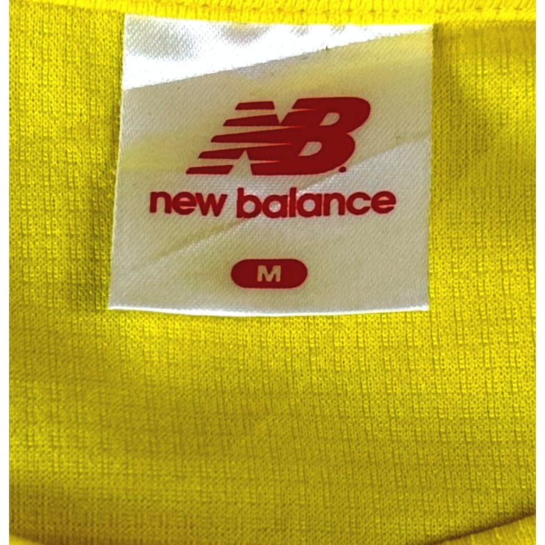 NEW BALANCE YELLOW M SIZE DRI-FIT SPORTS TEE