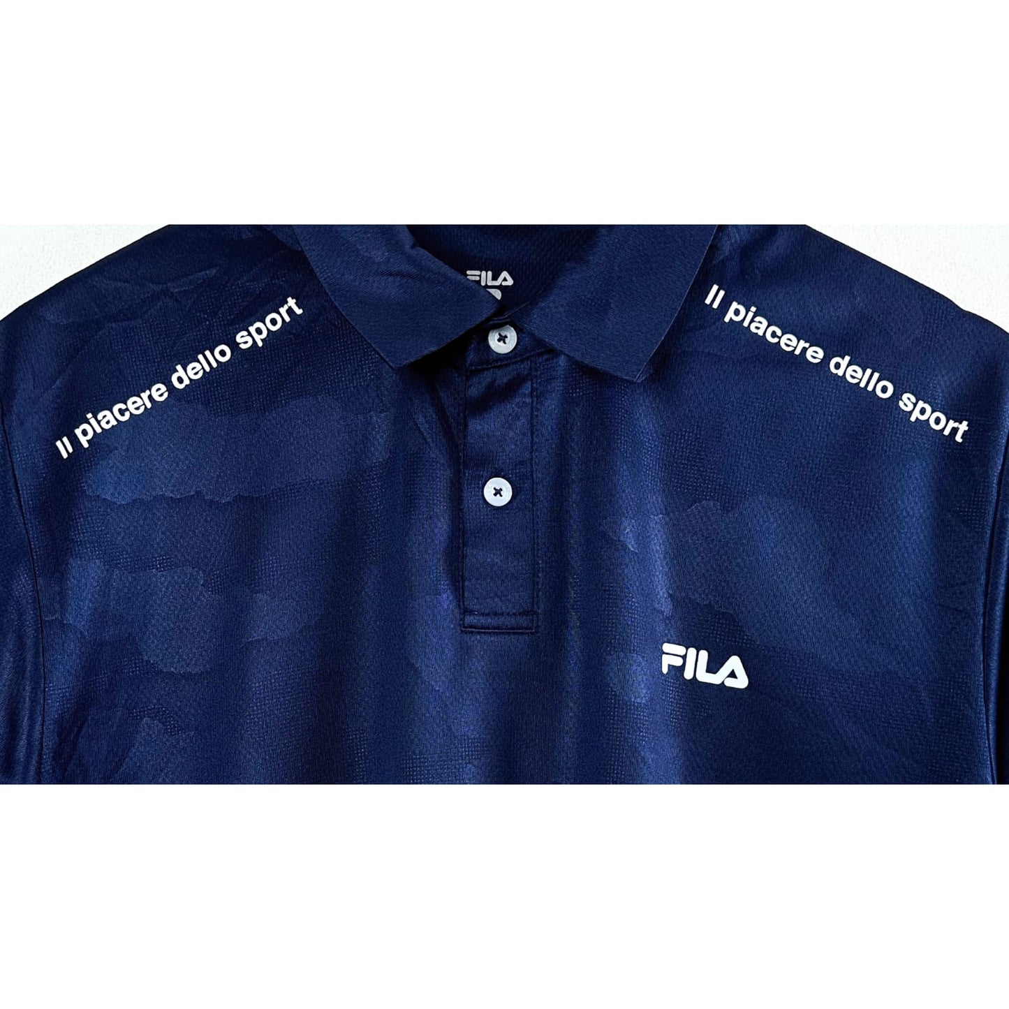 FILA BLUE L SIZE DRI-FIT SPORTS TEE