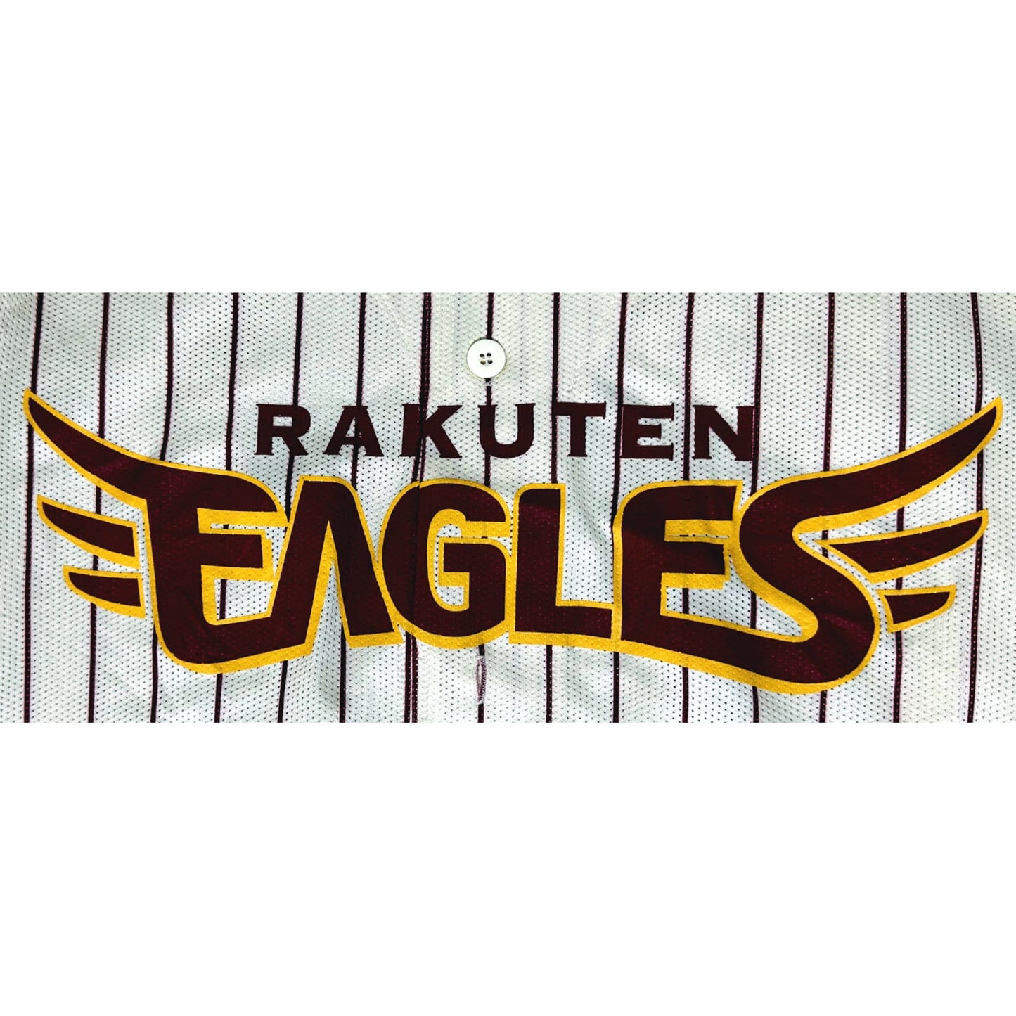 RAKUTEN EAGLES L SIZE WHITE BASEBALL JERSEY