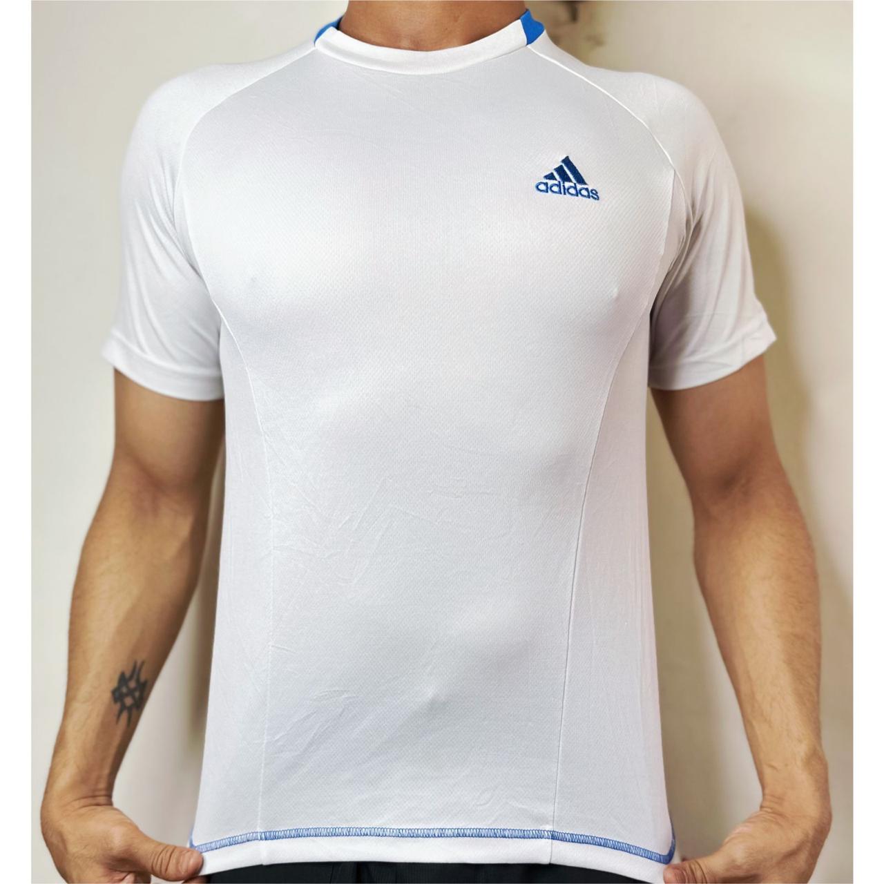 ADIDAS WHITE M SIZE DRI-FIT TEE