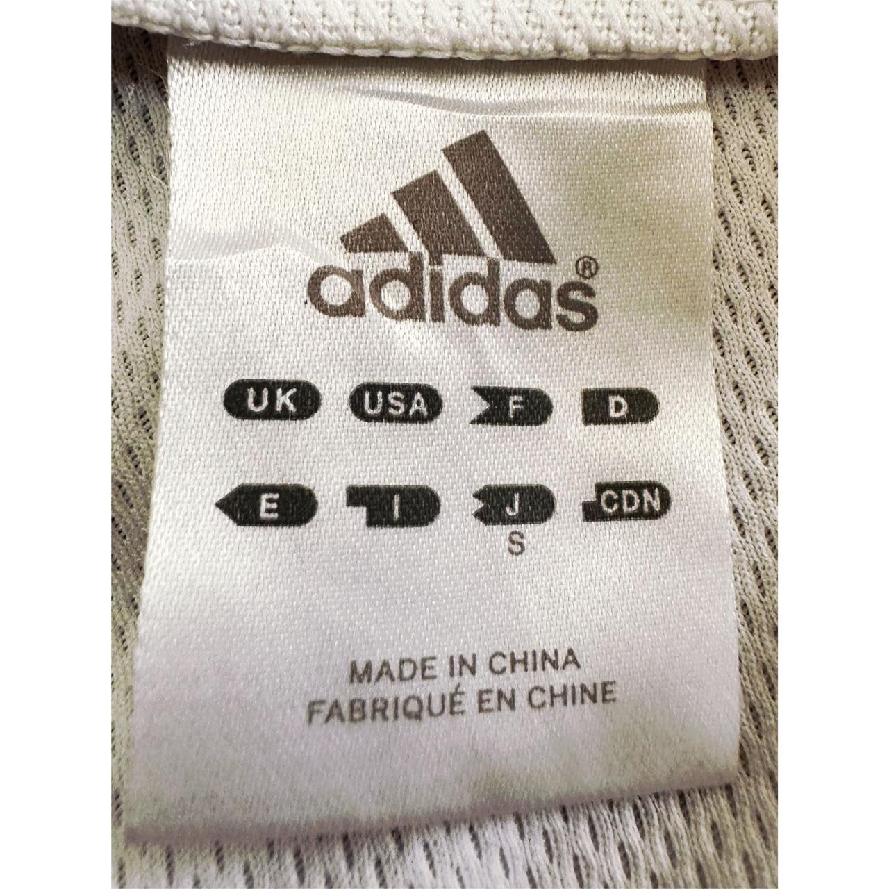 ADIDAS WHITE M SIZE DRI-FIT TEE