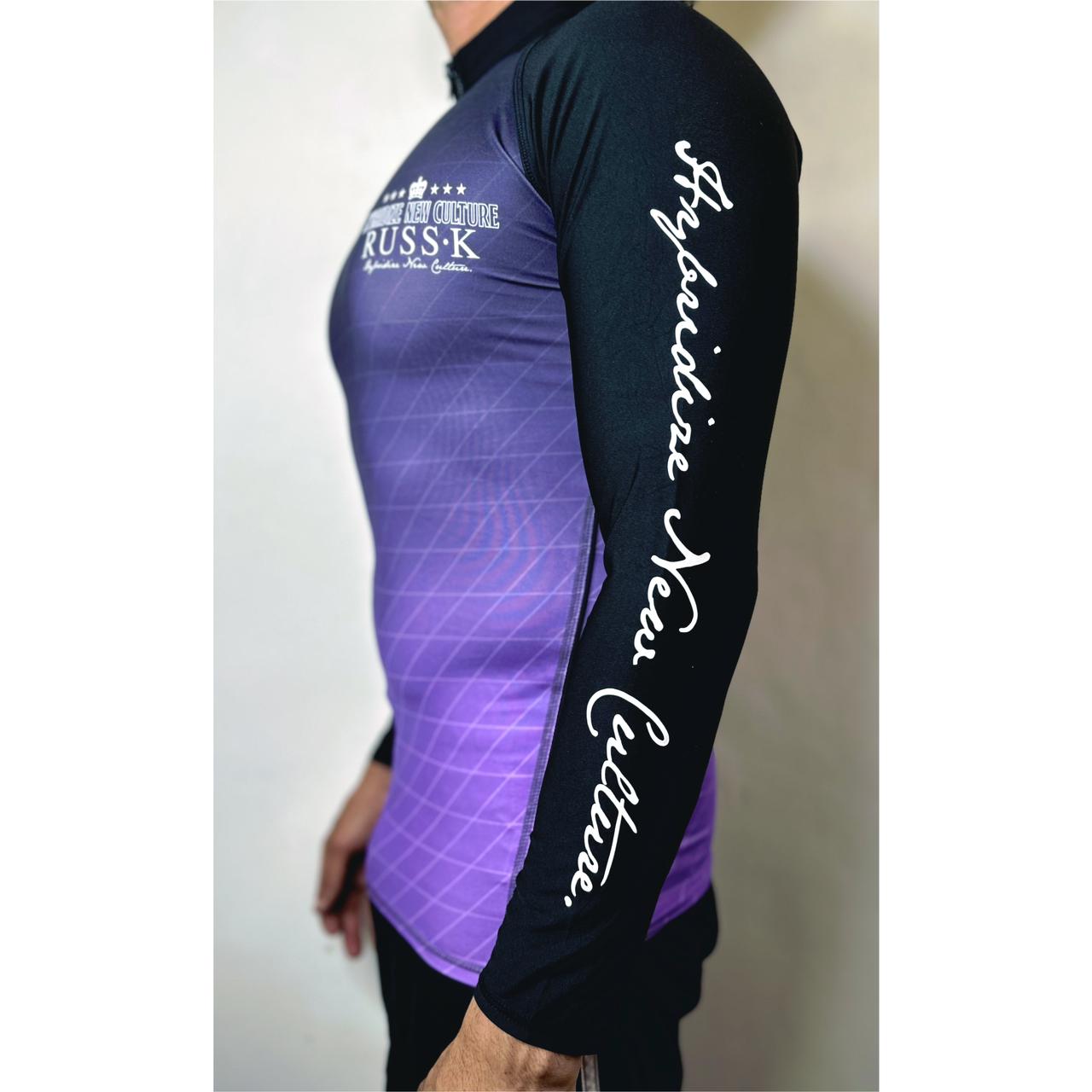 CLOSSHI PURPLE XL SIZE COMPRESSION JERSEY SPORTSWEAR TEE