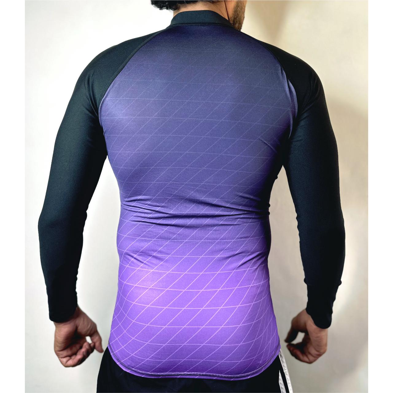 CLOSSHI PURPLE XL SIZE COMPRESSION JERSEY SPORTSWEAR TEE